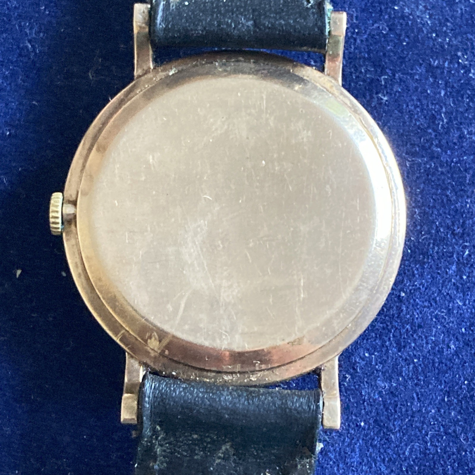 Mid century Majex 9ct Gold 21 Jewels Manual Wind Mens Watch