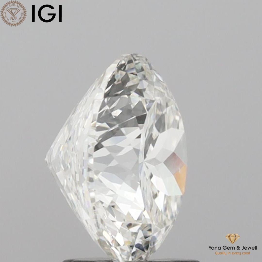 2.01 CT Portuguese Shape Lab Grown CVD Diamond IGI Certified F Color VS1 Clarity
