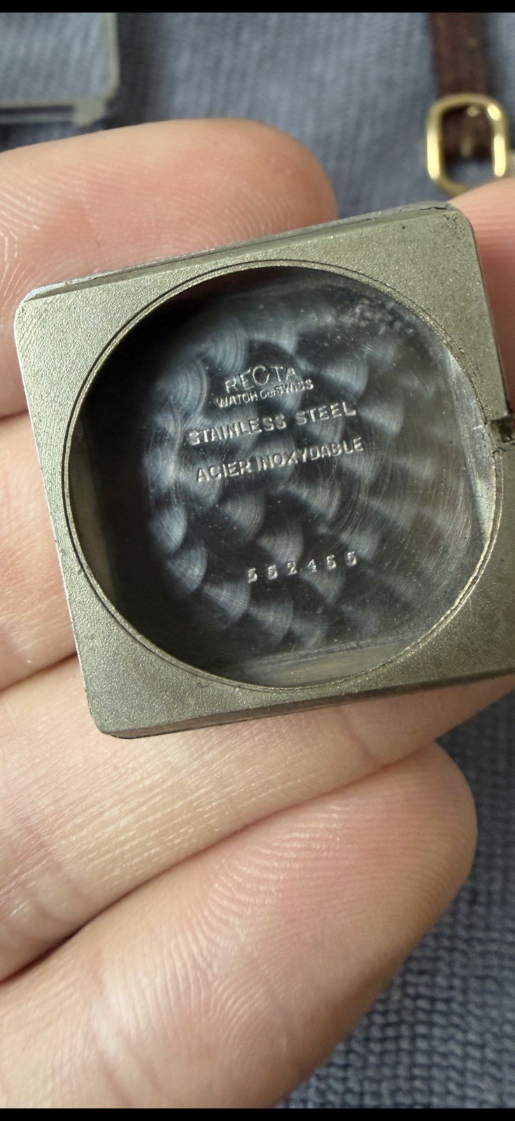 Recta majex watch manual winding all steel gorgeous dial and case
