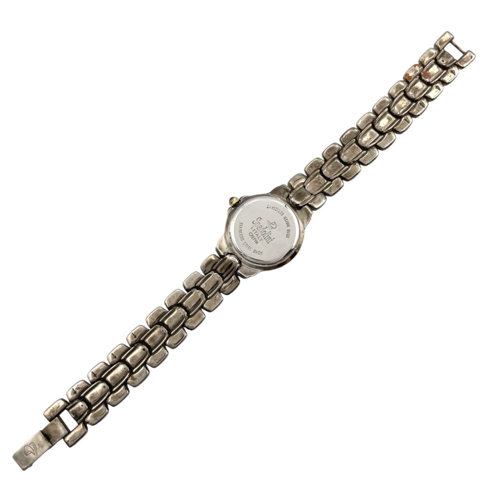 Working Spadolini ITALY Crepha Women’s Analog 3 Hand Quartz Combination Shell Di