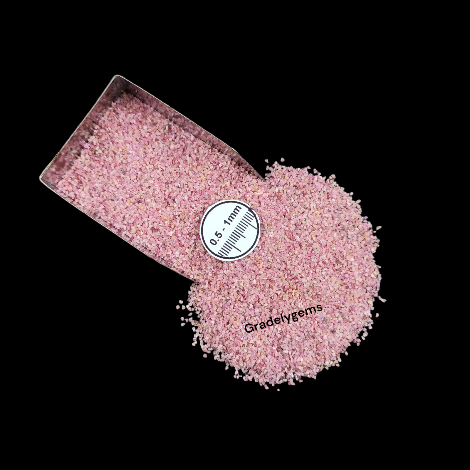 Radiant Ruby Gemstone Crushed Powder – Intense Red Hue for Resin Art, DIY Crafts