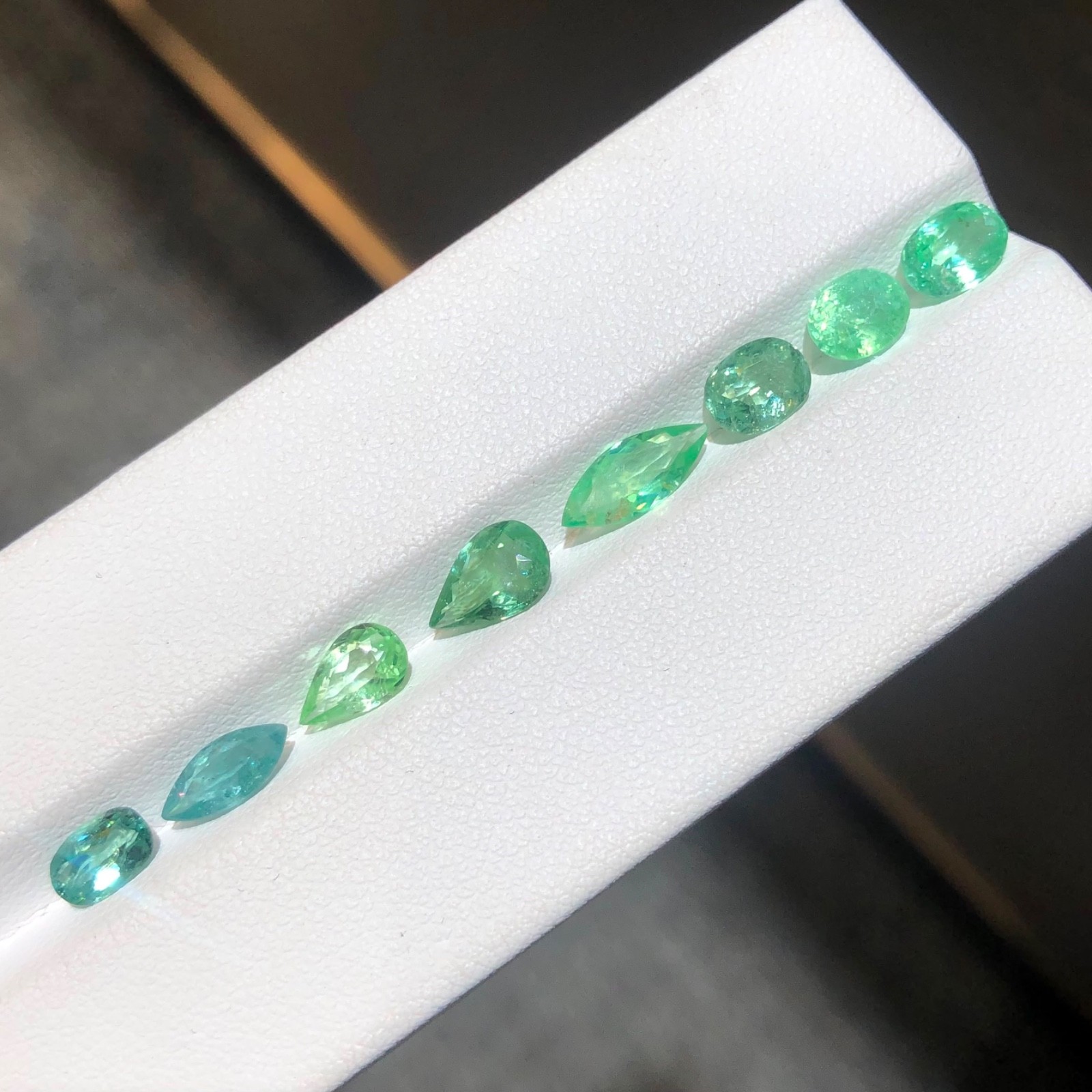 5.95 Carat Natural Paraiba Tourmaline Lot Mix Shape From Africa