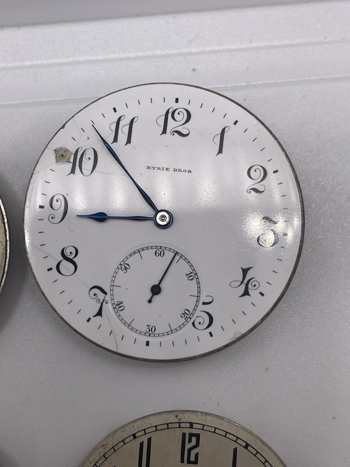 Lot of Pocket Watch Movements Rockford, South Bend & More Parts Lot.
