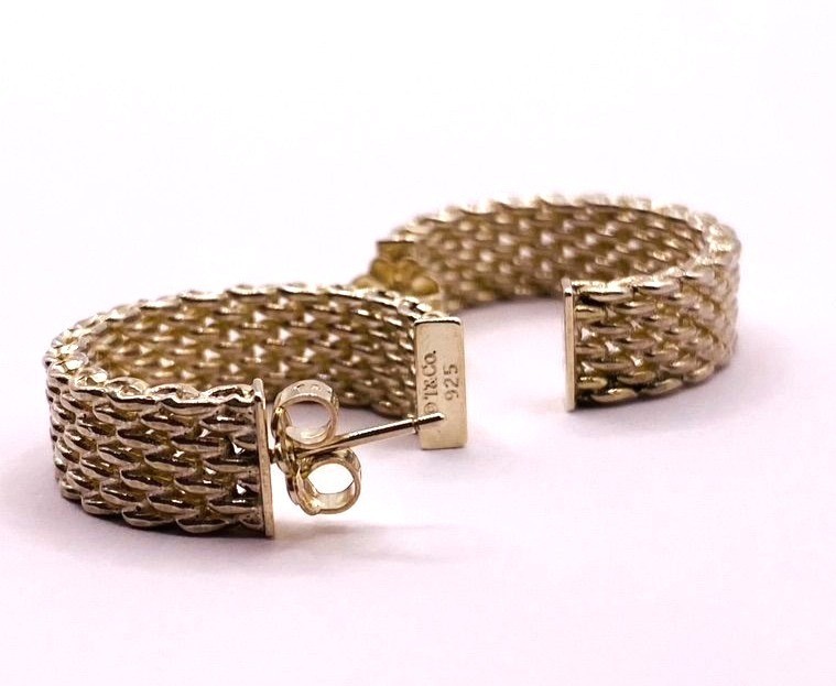 Tiffany & Co Somerset Earrings Hoops 22.5MM