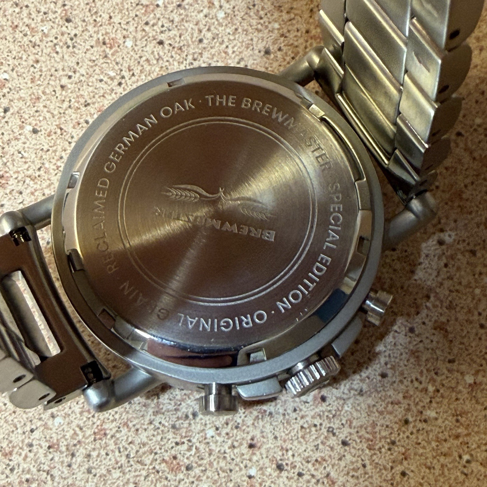 Original Grain The Brewmaster Quartz Chronograph Date Wood & Steel 44mm 5ATM