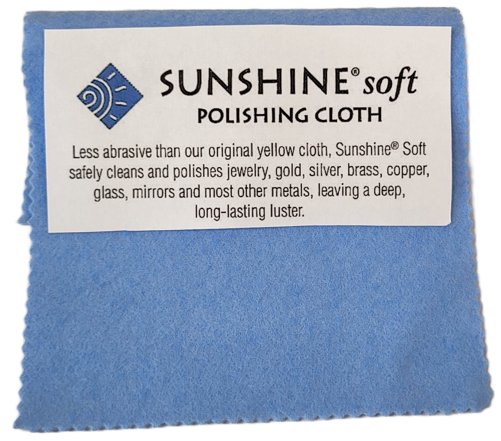 Sunshine Soft Polishing Cloth (Large 7,5’’x5’’) – Jewelry Cleaning Cloth
