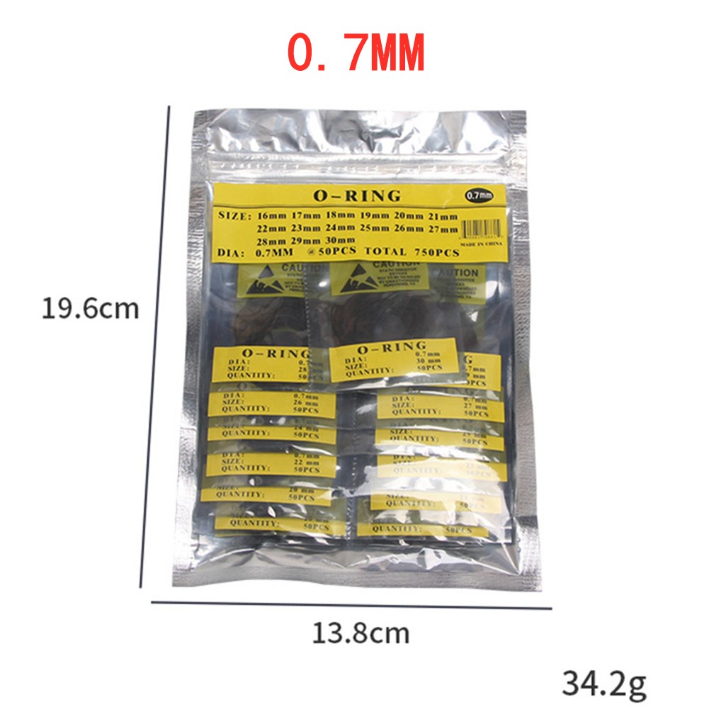 Silicone Watch Back Seal O Ring Rubber Gasket Assortment 12mm-30mm 0.5/0.6/0.7mm