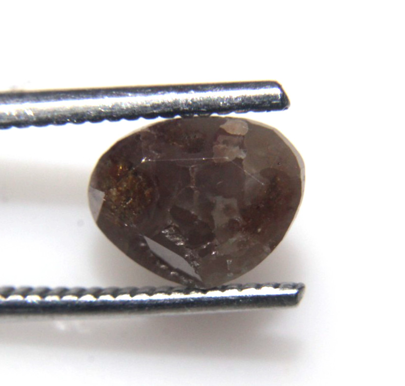 2.57Cts Heart Shape Brown Solitaire Diamond 7.65×9.70×3.91mm
