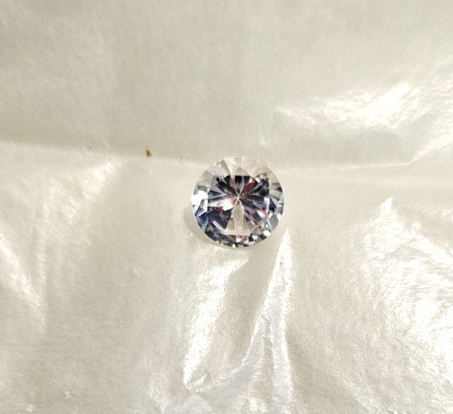 3 Carat YAG Loose Clear Cut Stone- 11 mm -From Jeweler’s Estate