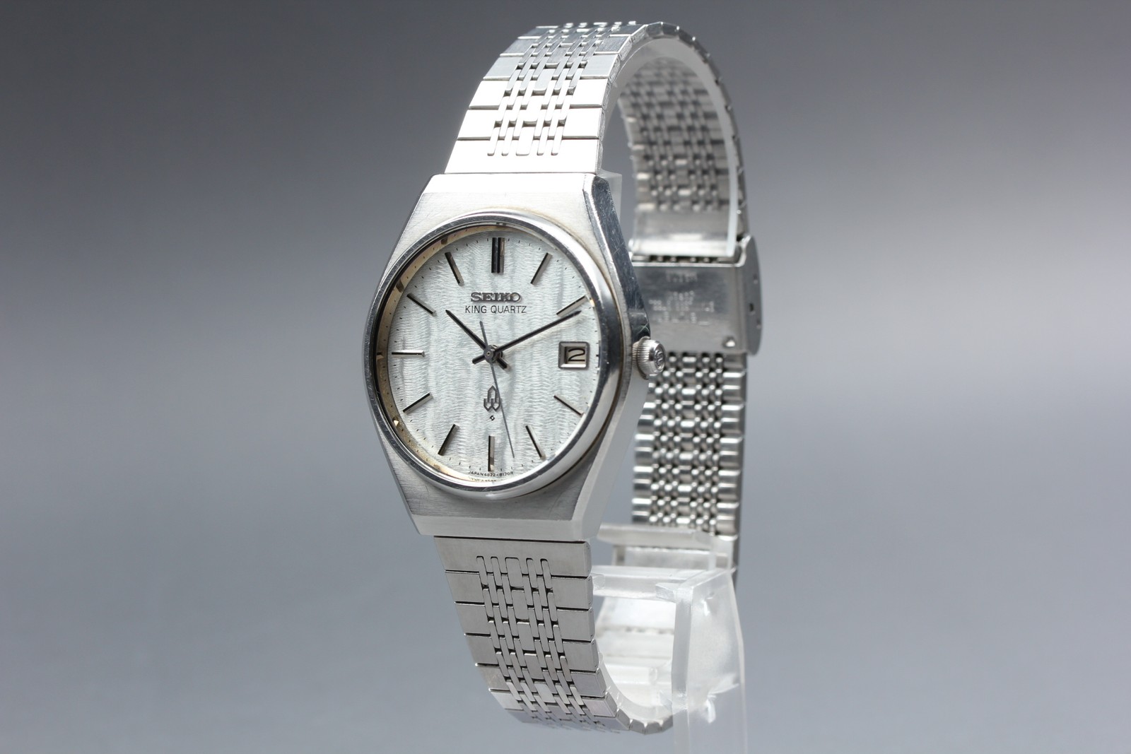 Vintage [Near MINT] Seiko king Quartz 4822-8120 Silver Dial Men’s Watch JAPAN