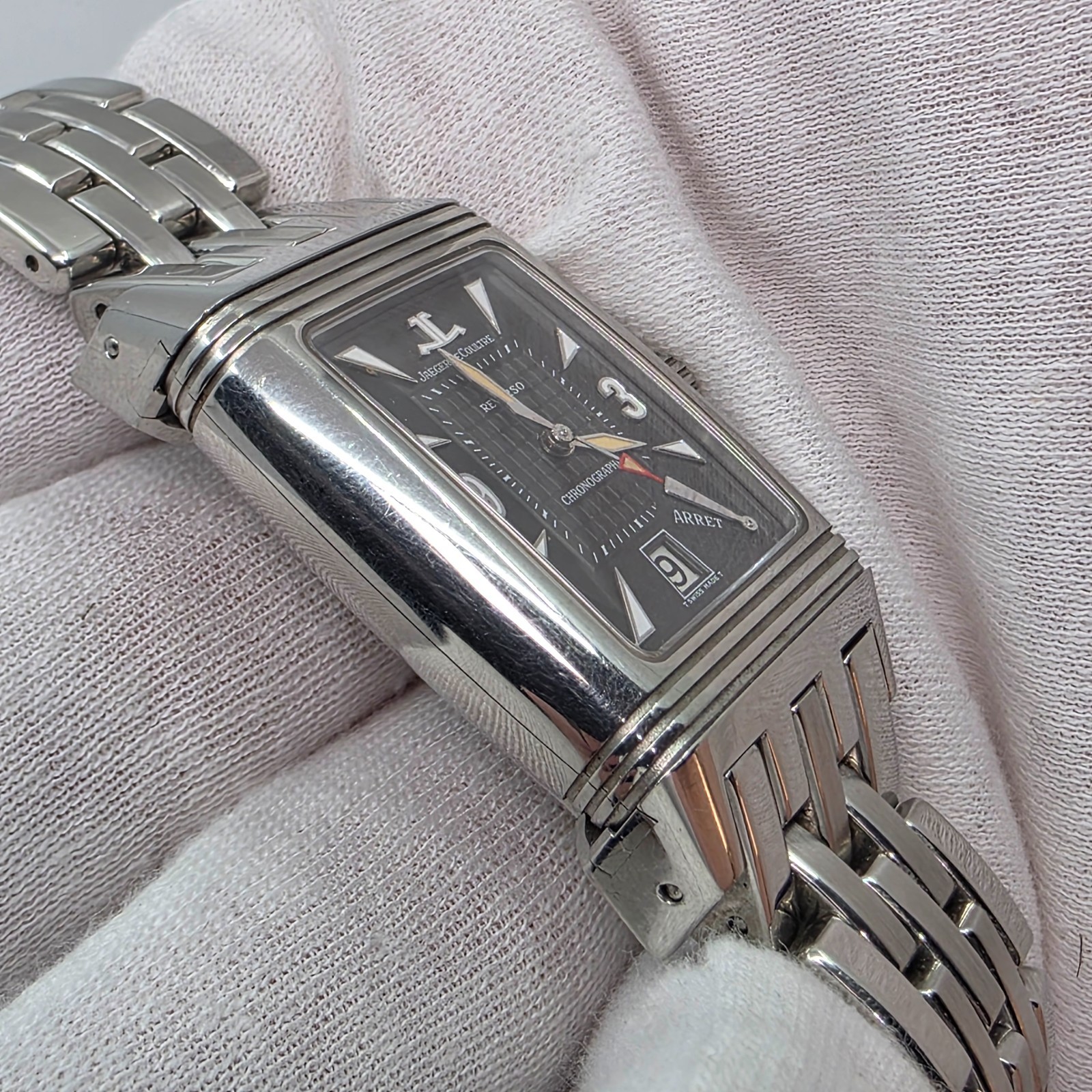 Jaeger Le Coultre Reverso “Grand Sport” 295.8.59 Stainless Steel Men’s Watch