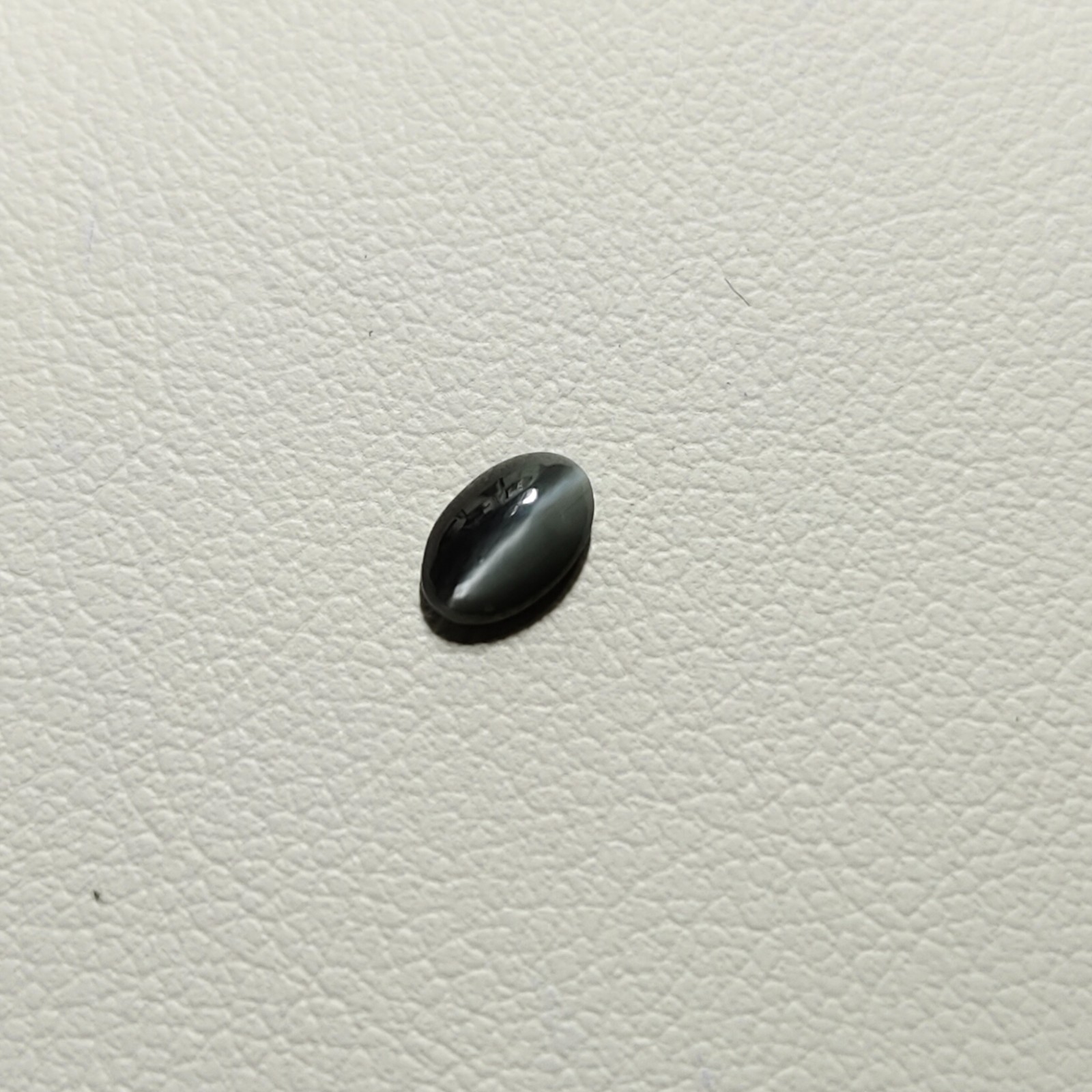 0.35 Ct Natural Alexandrite Cats Eye Loose Gemstone 5.4×3.6 Cab Oval Grey A-1316