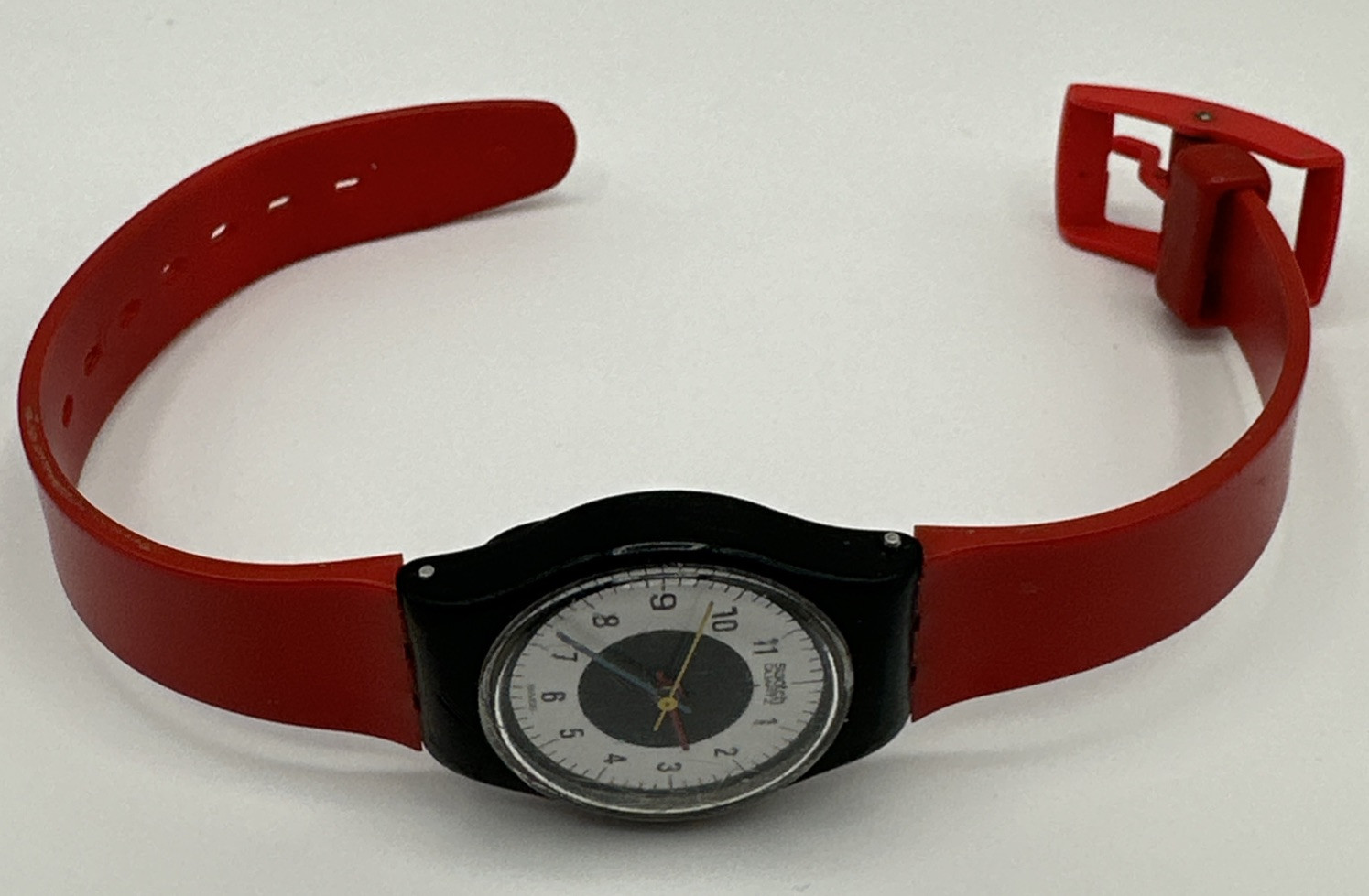 Vintage 80’s SWATCH Watch “Chrono Tech” LB104 1984 25mm