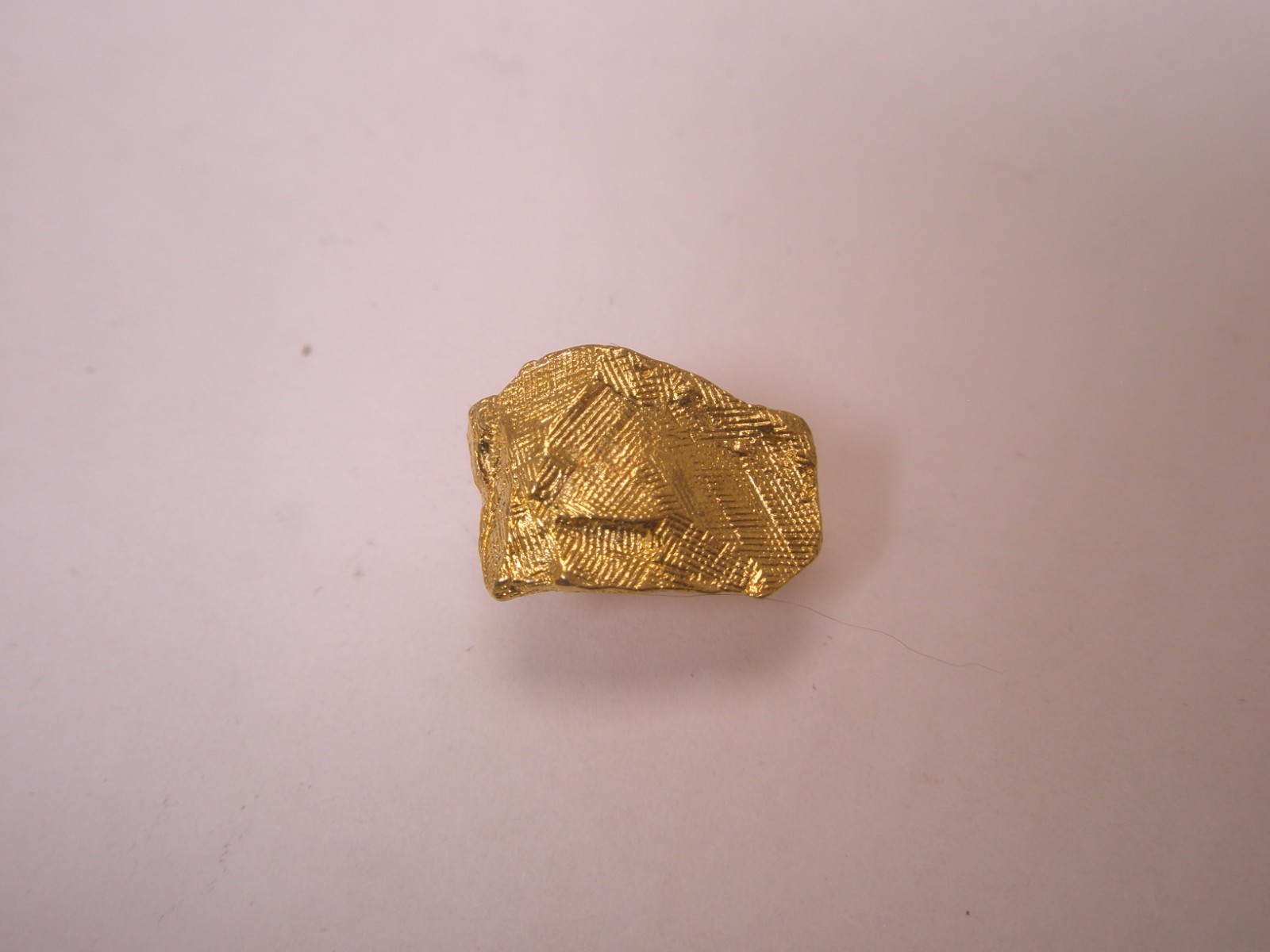 Faux Gold Nugget Vintage Tie Tack Lapel Pin f01