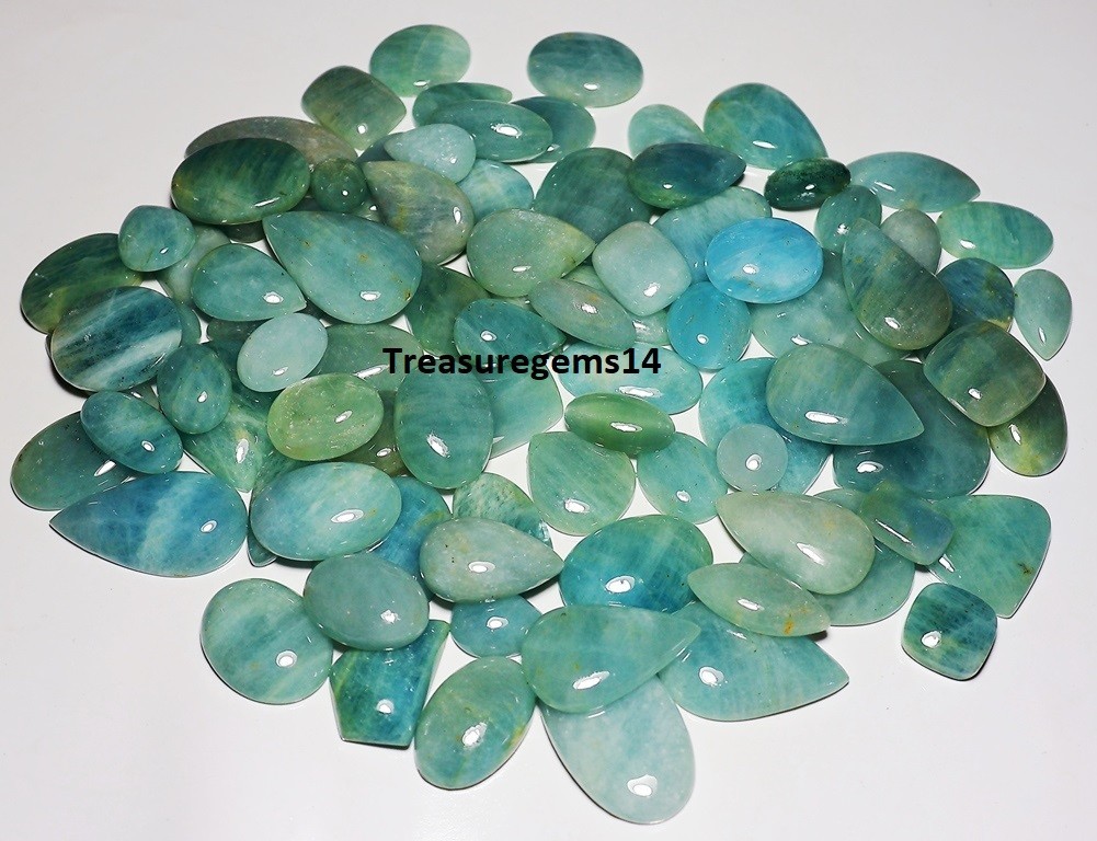 250 Crt WHOLESALE LOT NATURAL SANTA MARIA AQUAMARINE CABOCHON GEMSTONE AAAA