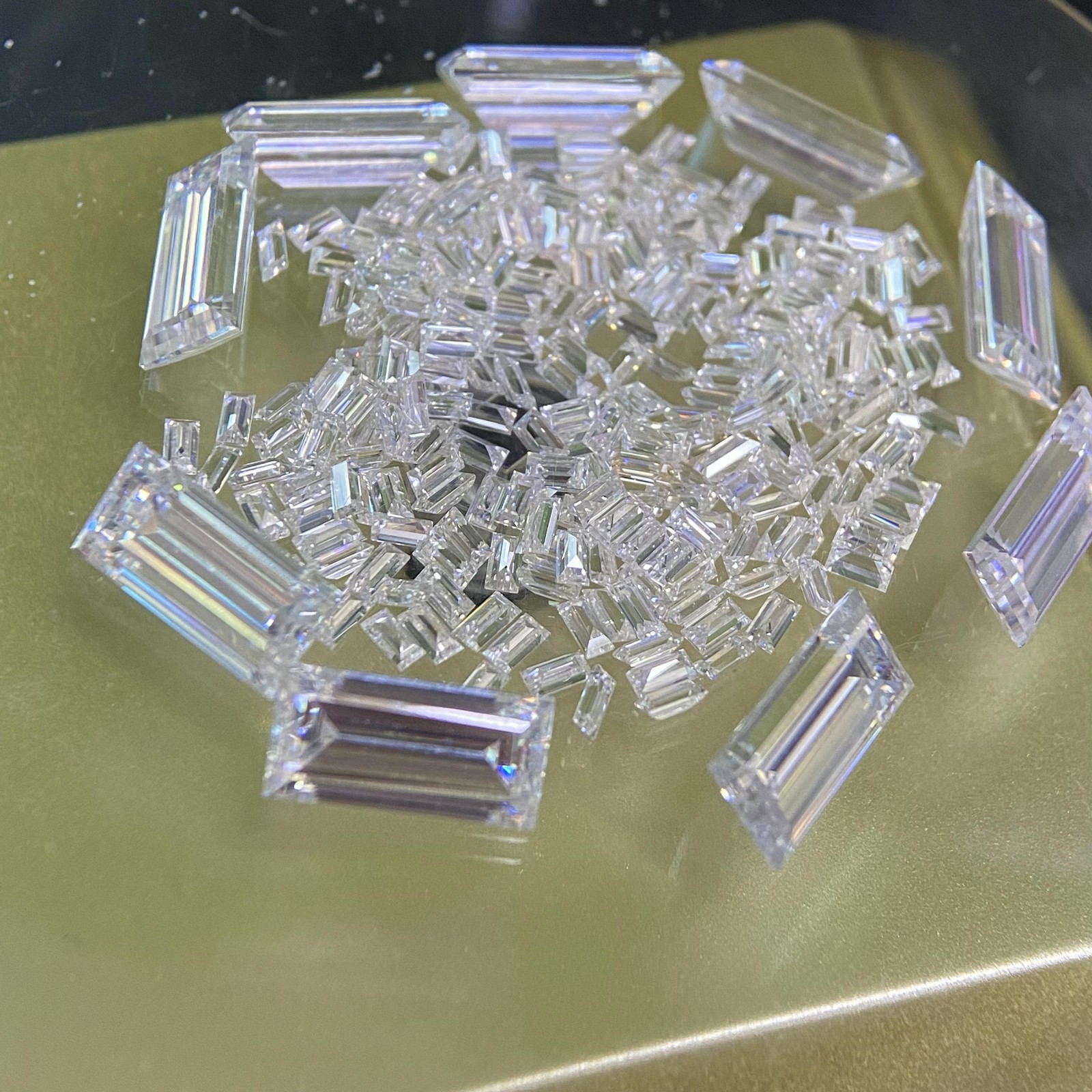 Baguette Cut Loose Moissanite Stone D Colors VVS1 Brilliant Gemstone All Sizes