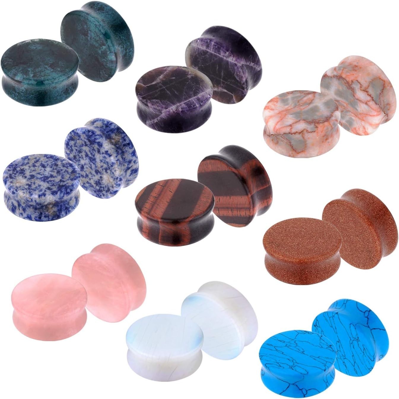Stylish Stone Ear Stretching Collection