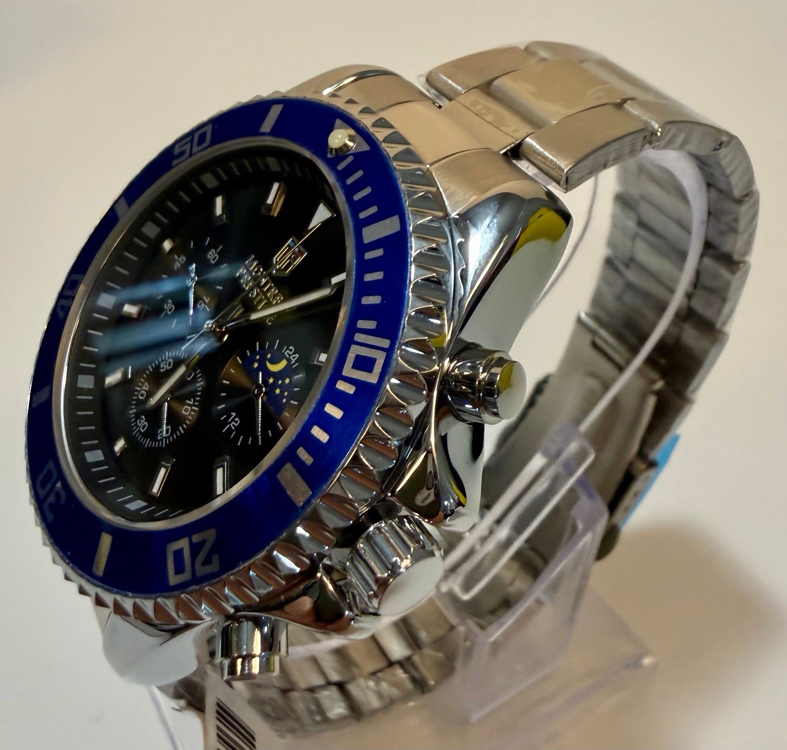 MONTRES PRESTIGE X INVICTA MPW-0089 QUARTZ 42MM CHRONOGRAPH LOOK 30M DRESS NB