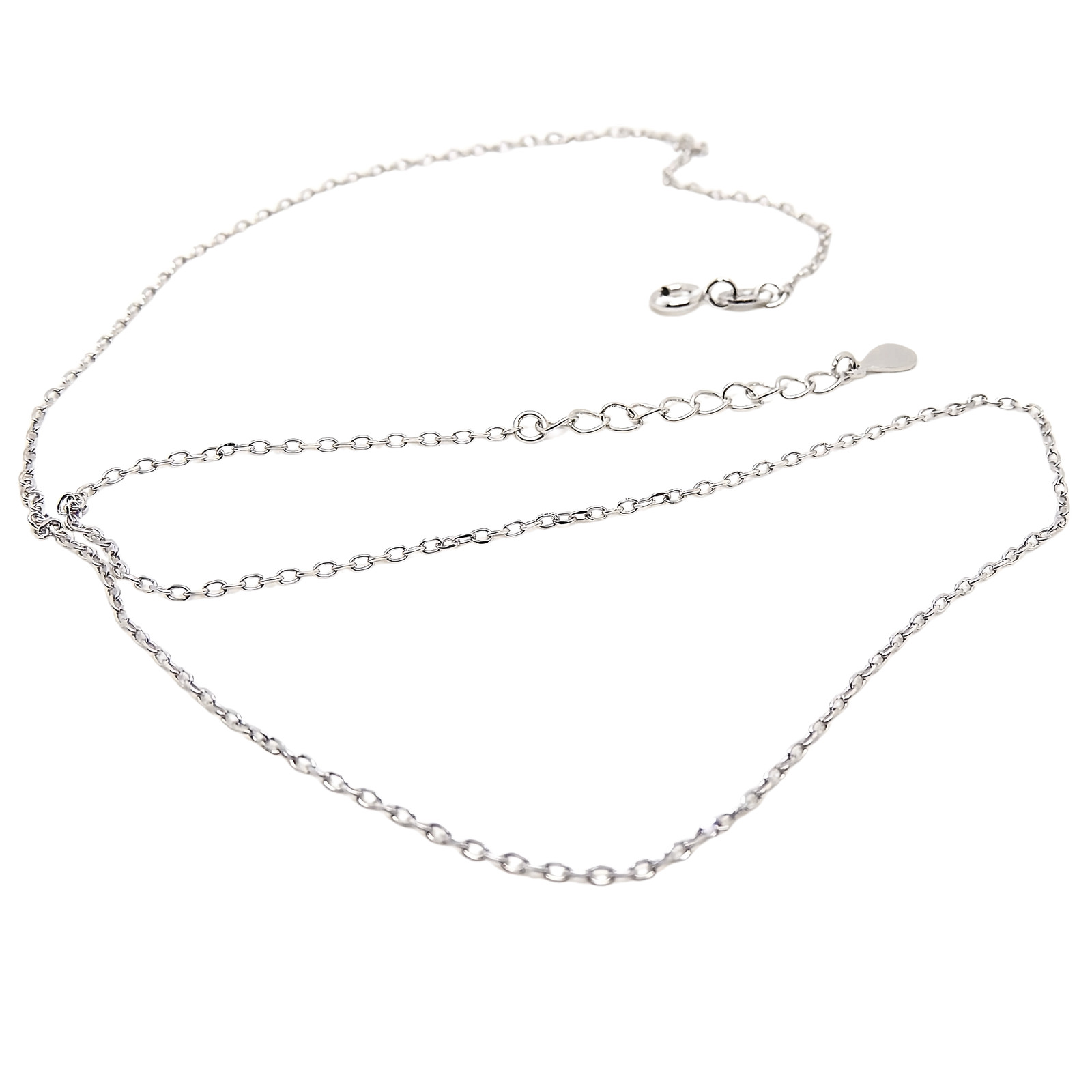 Sterling Silver Rolo Chain 20 inch 1mm Width Womens Mens Ginger Lyne Collection