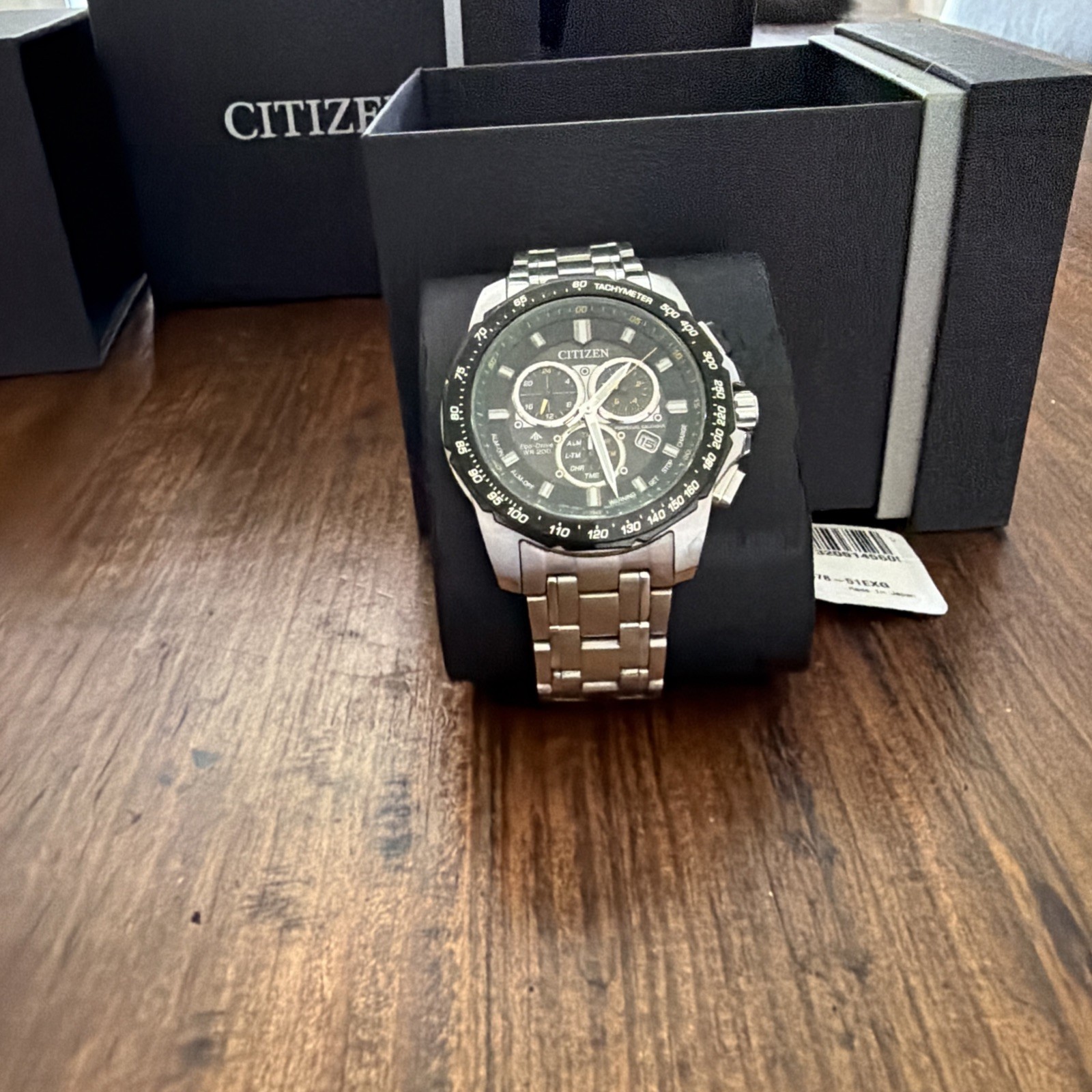 New Citizen Promaster MX Eco-Drive Men’s Chronograph Racer Watch 43MM BL5578-51E