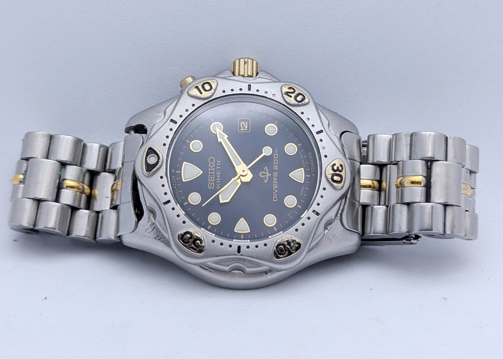 Seiko Kinetic Diver 200M 5M22-6A90 Starfish | New Capacitor, Crystal & Box