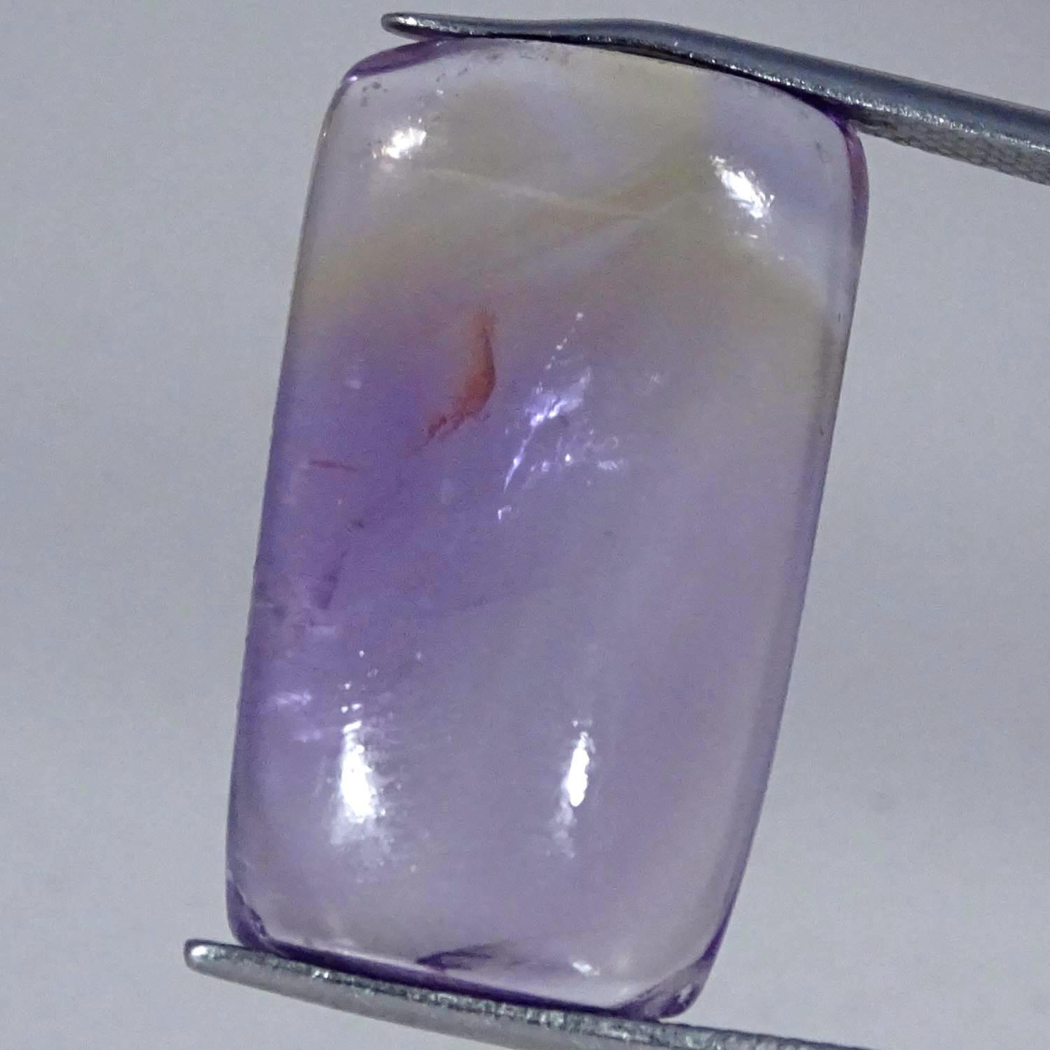 25.60Cts Natural Purple Amethyst Cushion Cabochon Gemstone 14X24X8MM