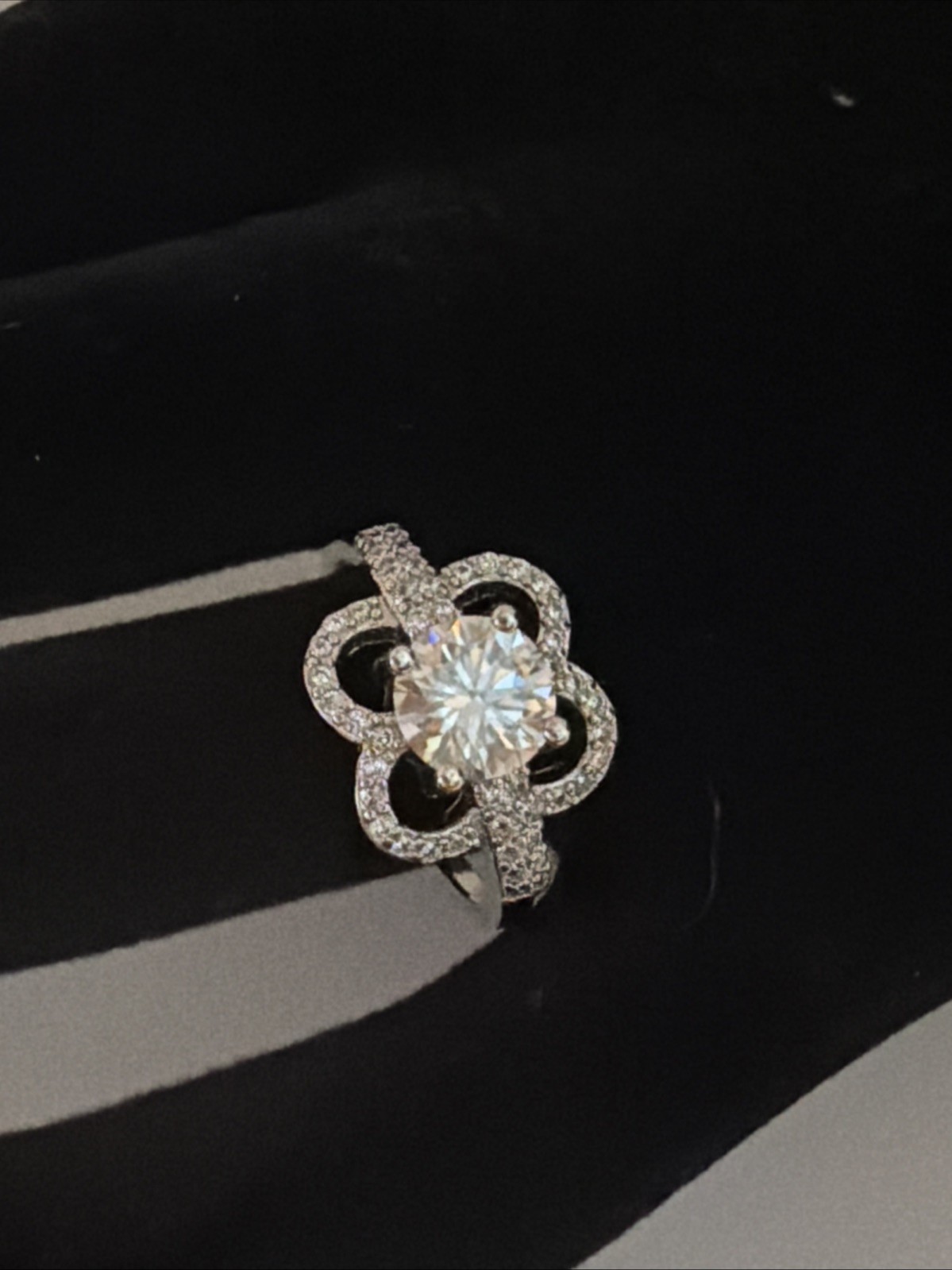 1CT Mauboussin Chance of Love Moissanite Ring Size 6 #N153 SS925 New N Gift Bag