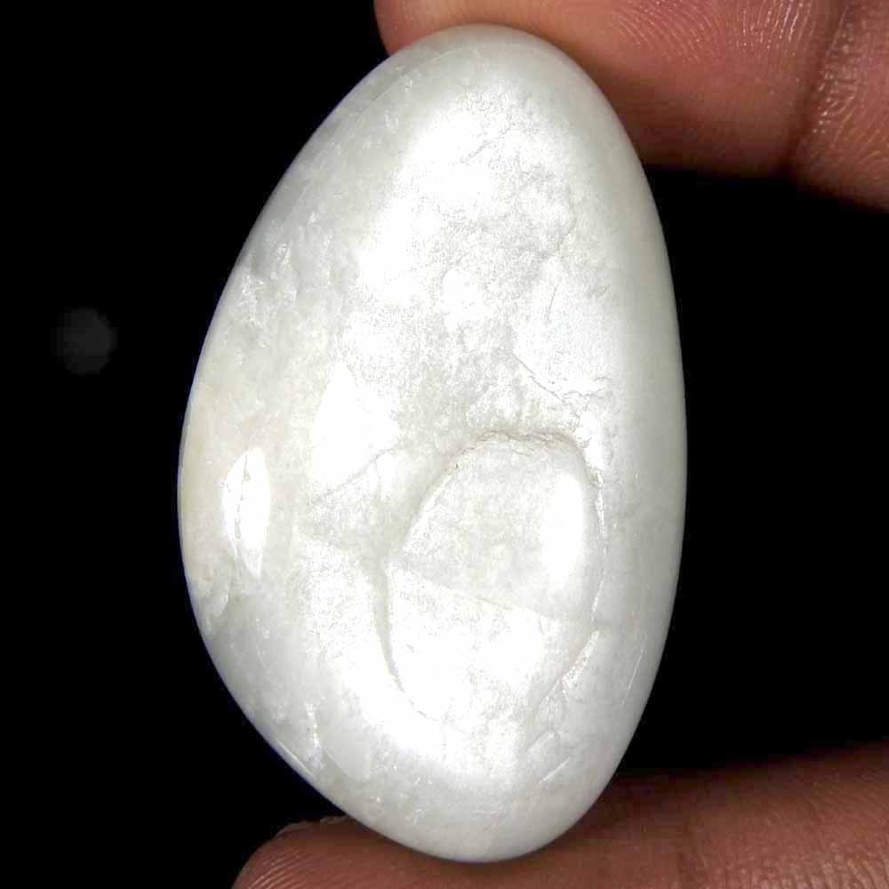 82.30CtsNatural Quality Silky Monnstone Fancy Cabochon Loose Gemstone