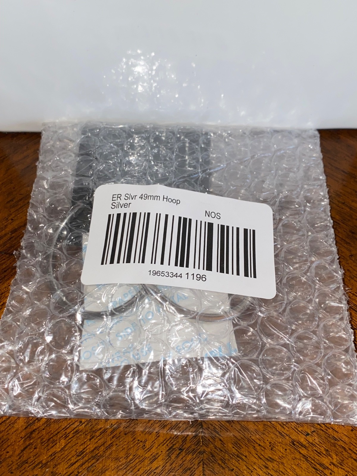 White House Black Market (WHBM) silver hoop earrings – NEW WITH TAGS (NWT)