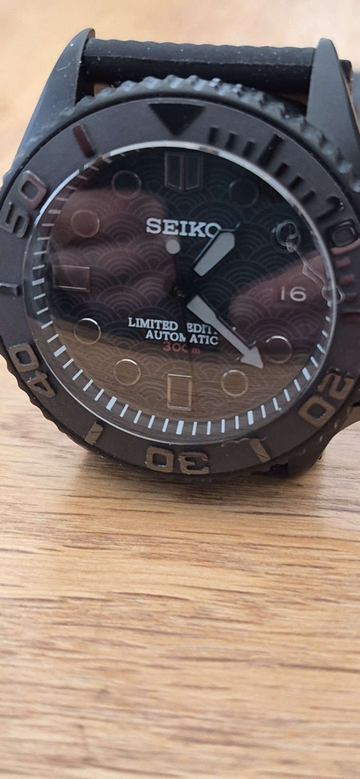 Seiko 7s26 Stealth Divers Watch Automatic Black SKX007