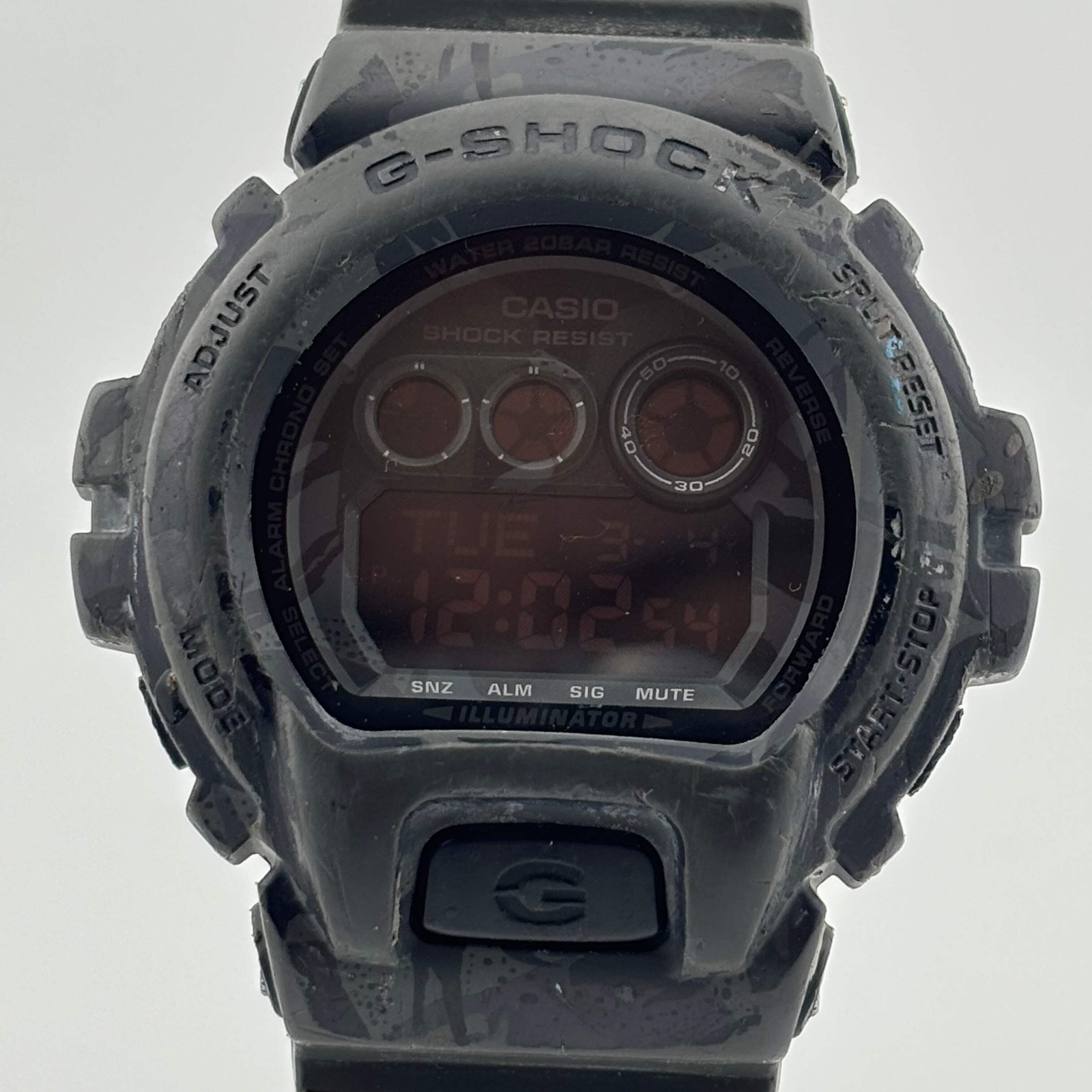 CASIO G-SHOCK GD-X6900MC Quartz Paint peeling Camouflage World Time 54.0mm