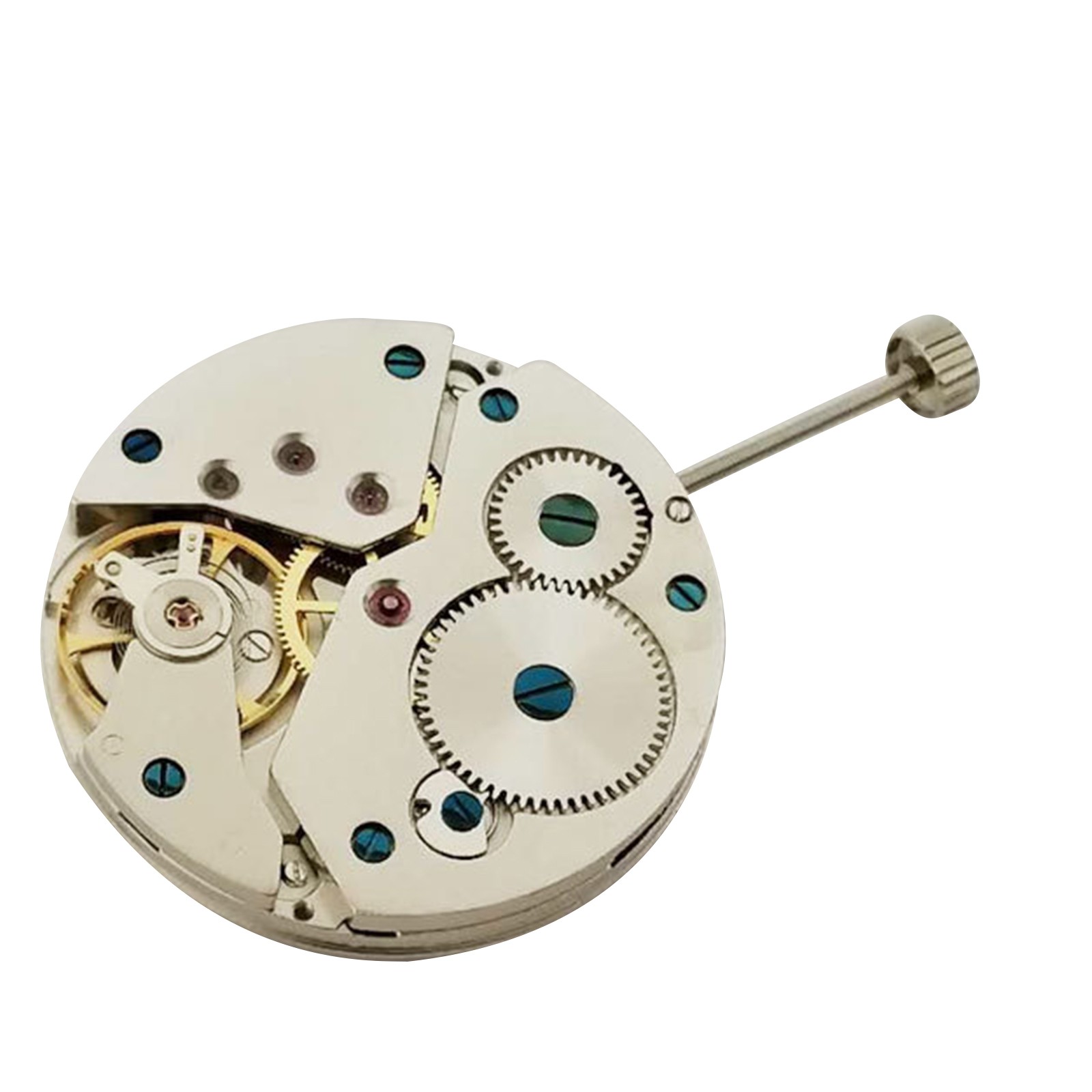 2 Hands 17 Jewels 6498 Mechanical Hand Winding Watch Movement Repair Parts