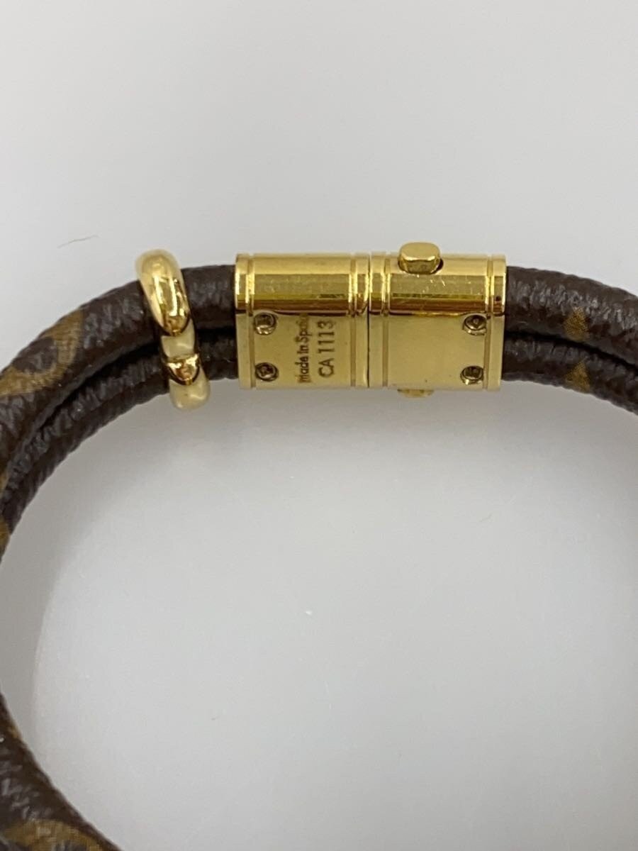 Louis Vuitton Bracelet Authentic Keep It Twice M6640E Color Brown From Japan