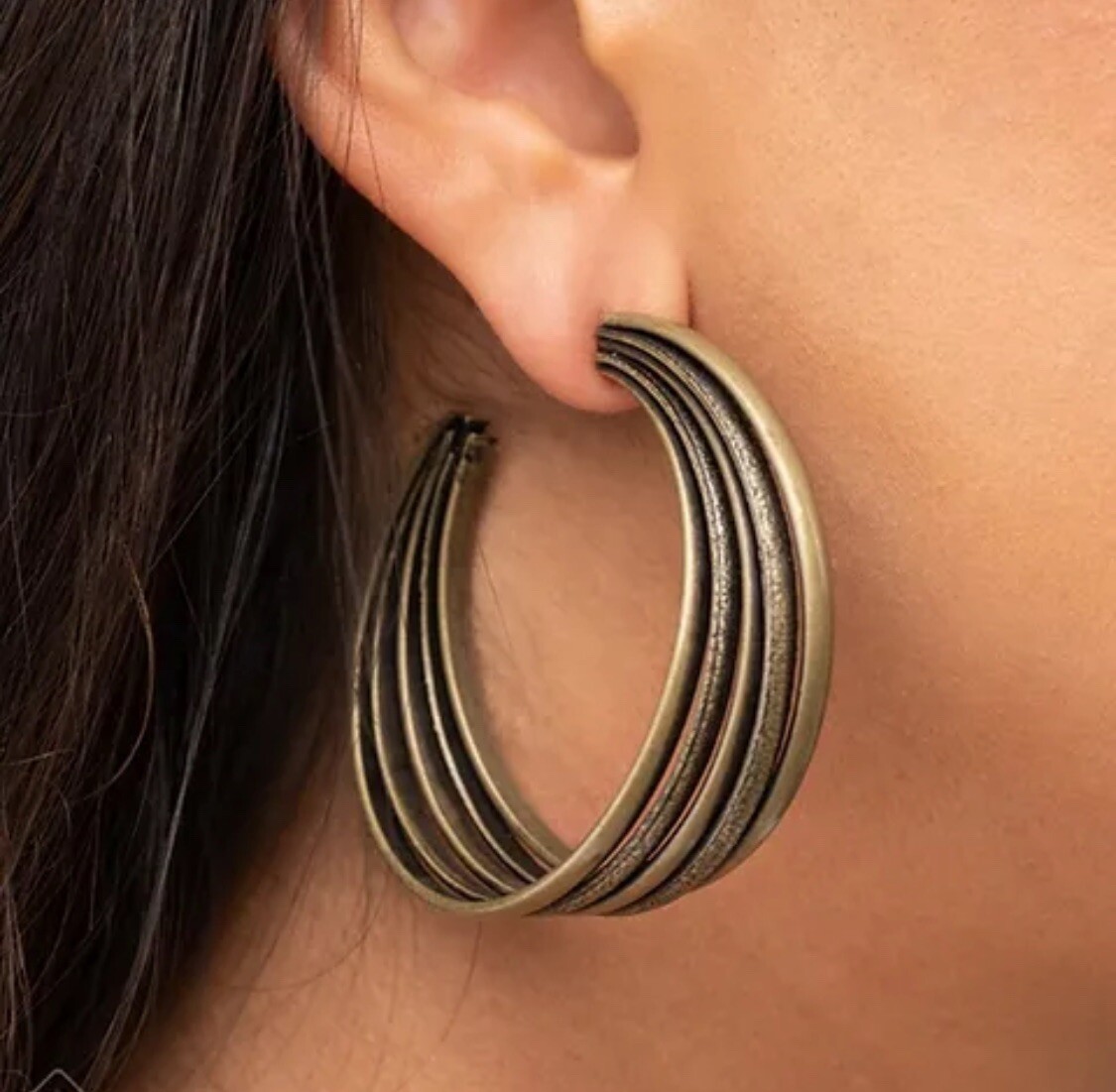 Paparazzi Jewelry ~🔥In Sync🔥~ Brass Earrings BNWTs