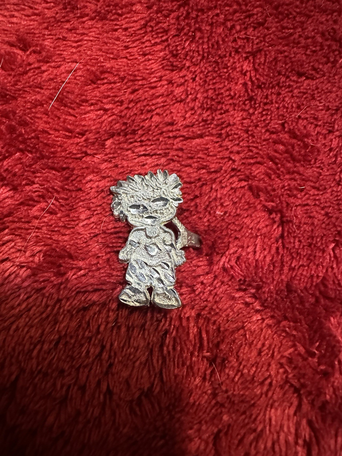 NICKELODEON RUGRATS Chuckle Finster 90’s Vintage Ring (broken)