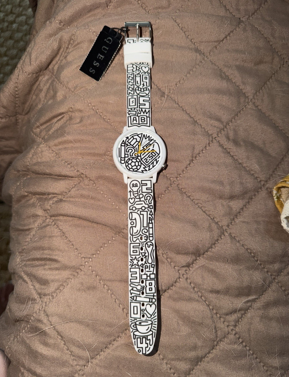 GUESS Time to Give Limited Edition Timothy Goodman Watch V0023M9 NWT Rare