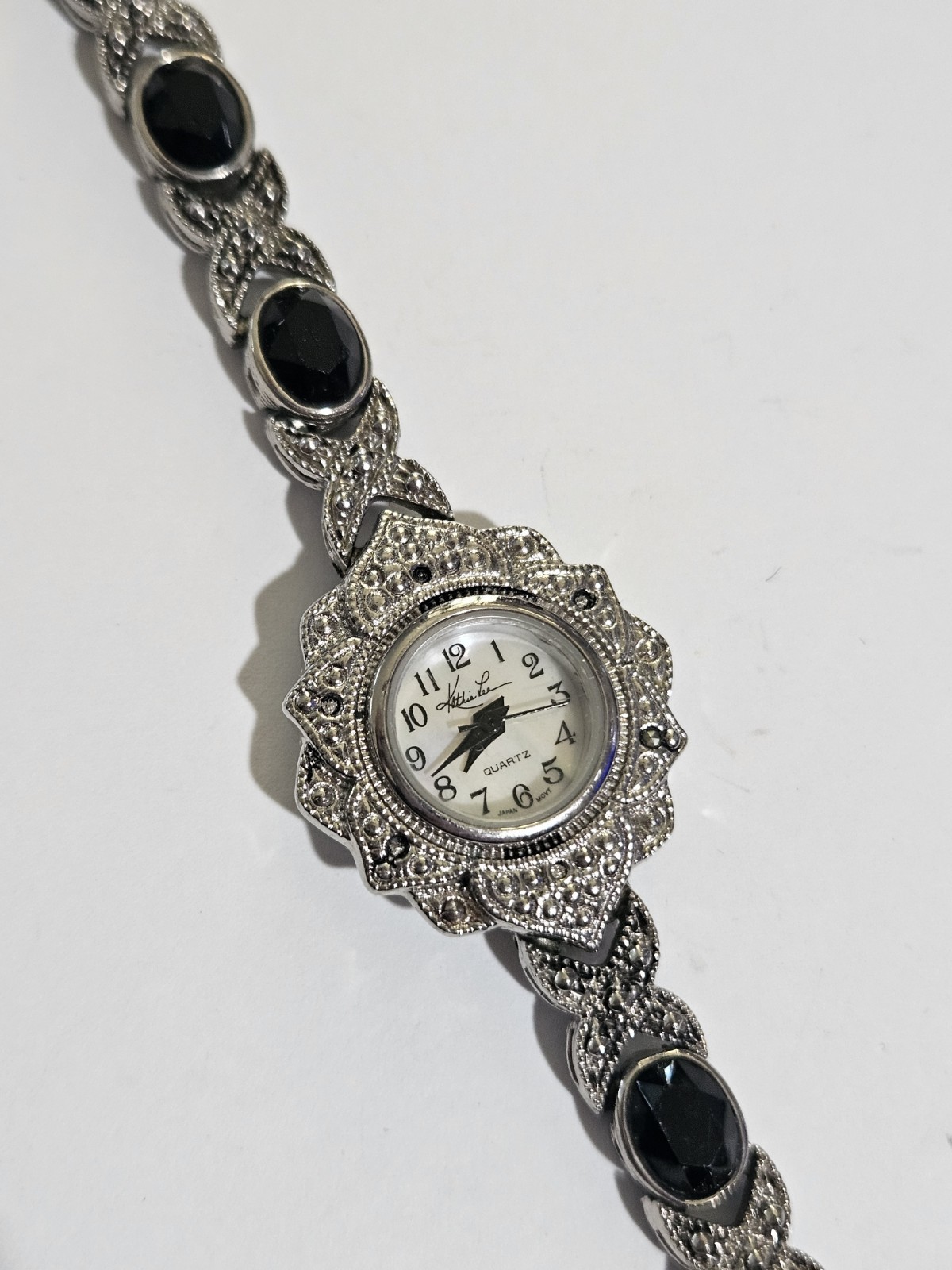 Vtg Kathie Lee Quartz V377 Analog Watch 7.5″