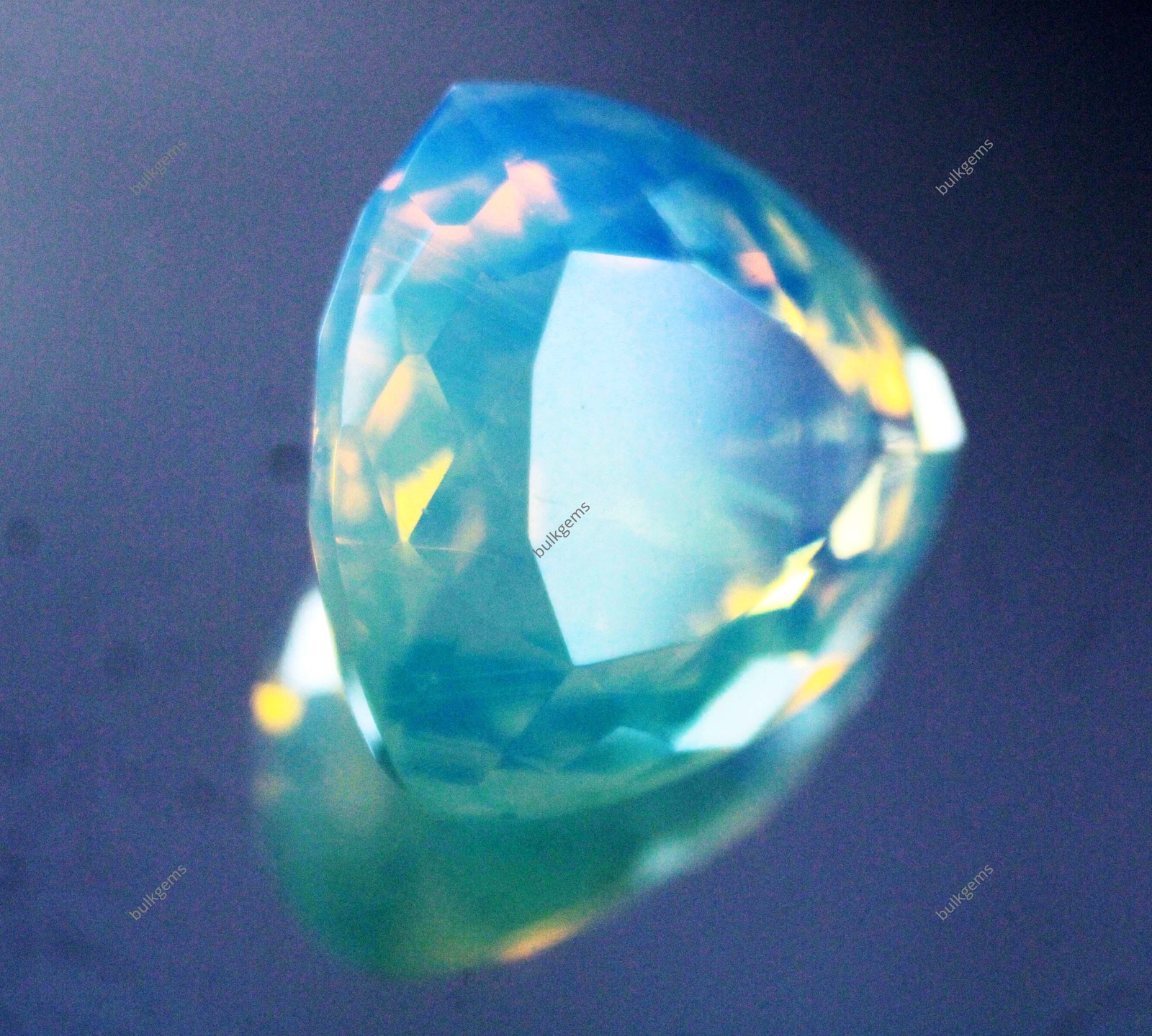 46.35 Ct NATURAL White Opal Welo Australian Certified Untreated Loose Gemstone
