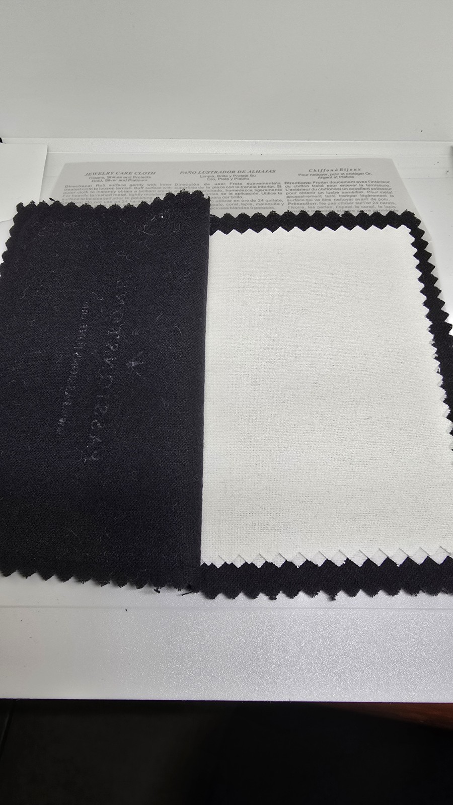 New Passionstone Black Jewelry Care Cloth 6″x4″