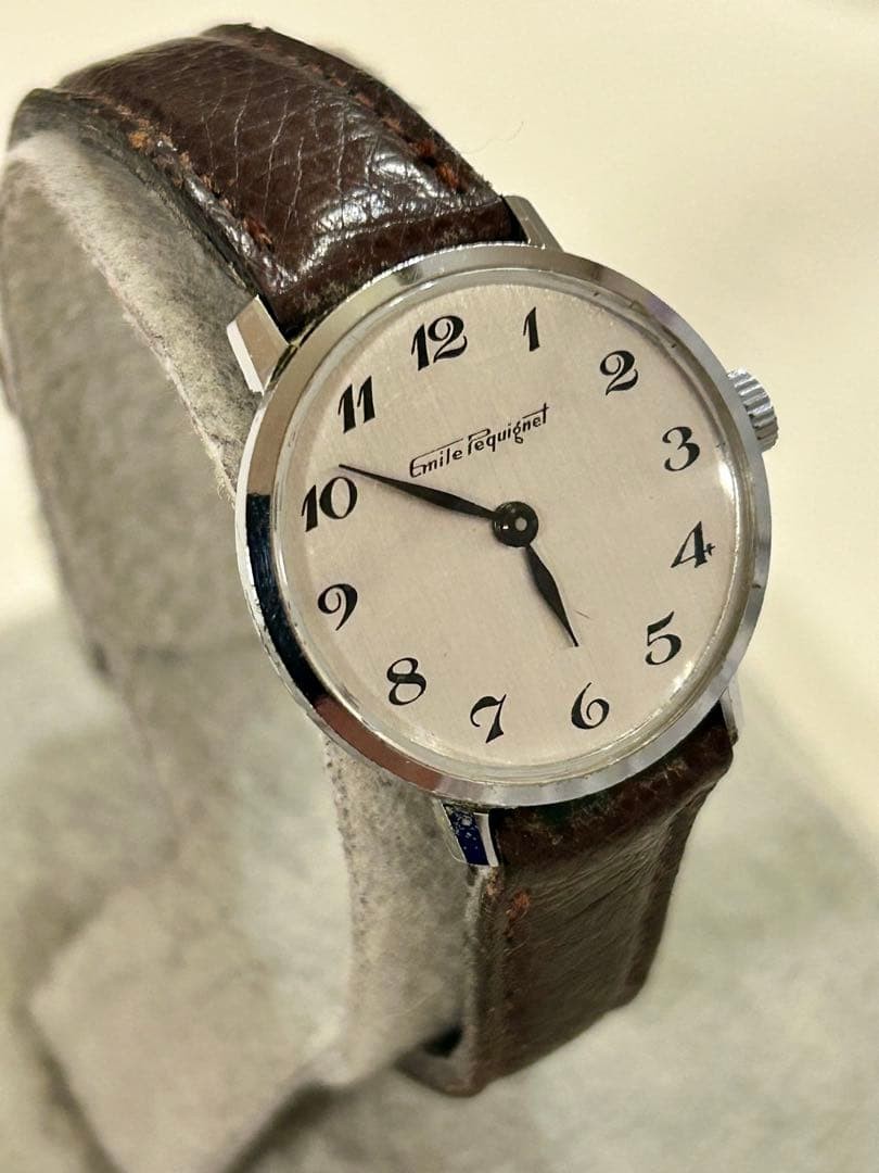 Emile Pequignet Manual Winding Ladies Wristwatch Working