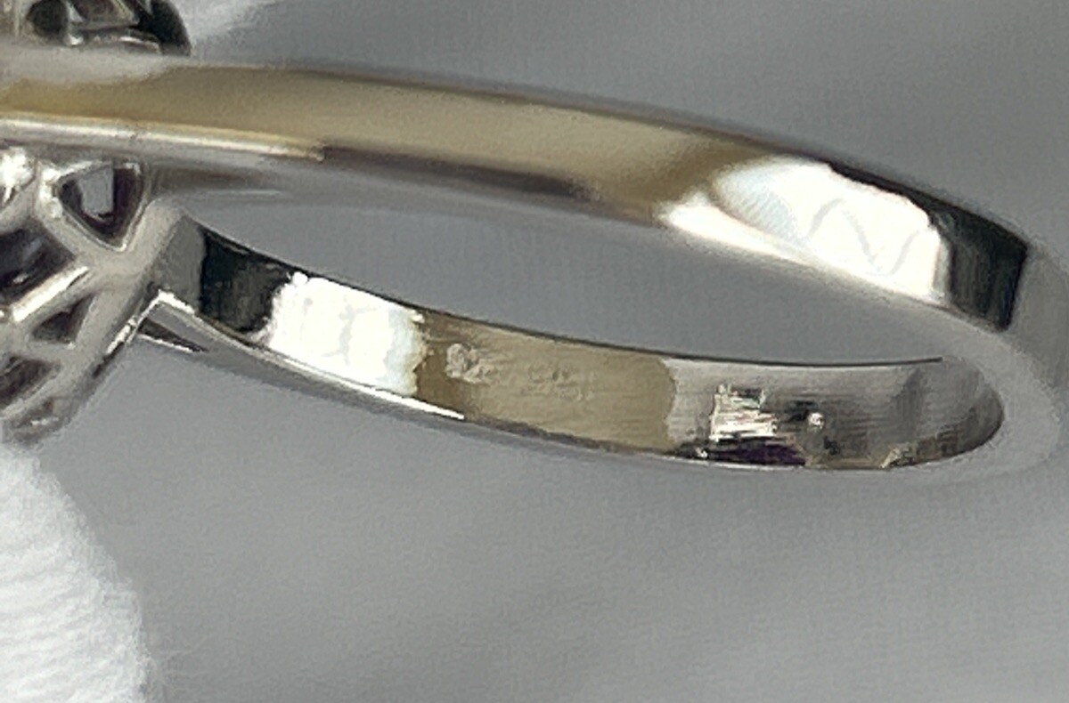 Sign BBJ Bangkok Co Sterling Silver 925 Amethyst Ring Size :7.75 New