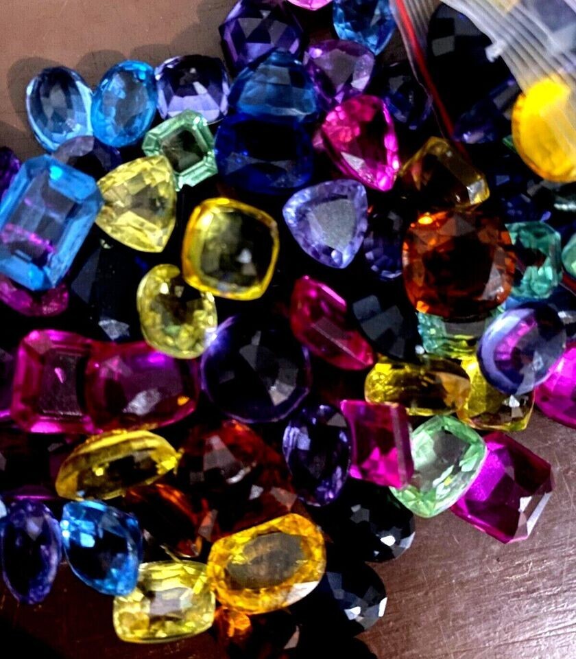 Natural 120 Ct Ceylon Multi Color Sapphire Lot Mix Cut Loose Gemstone Lot