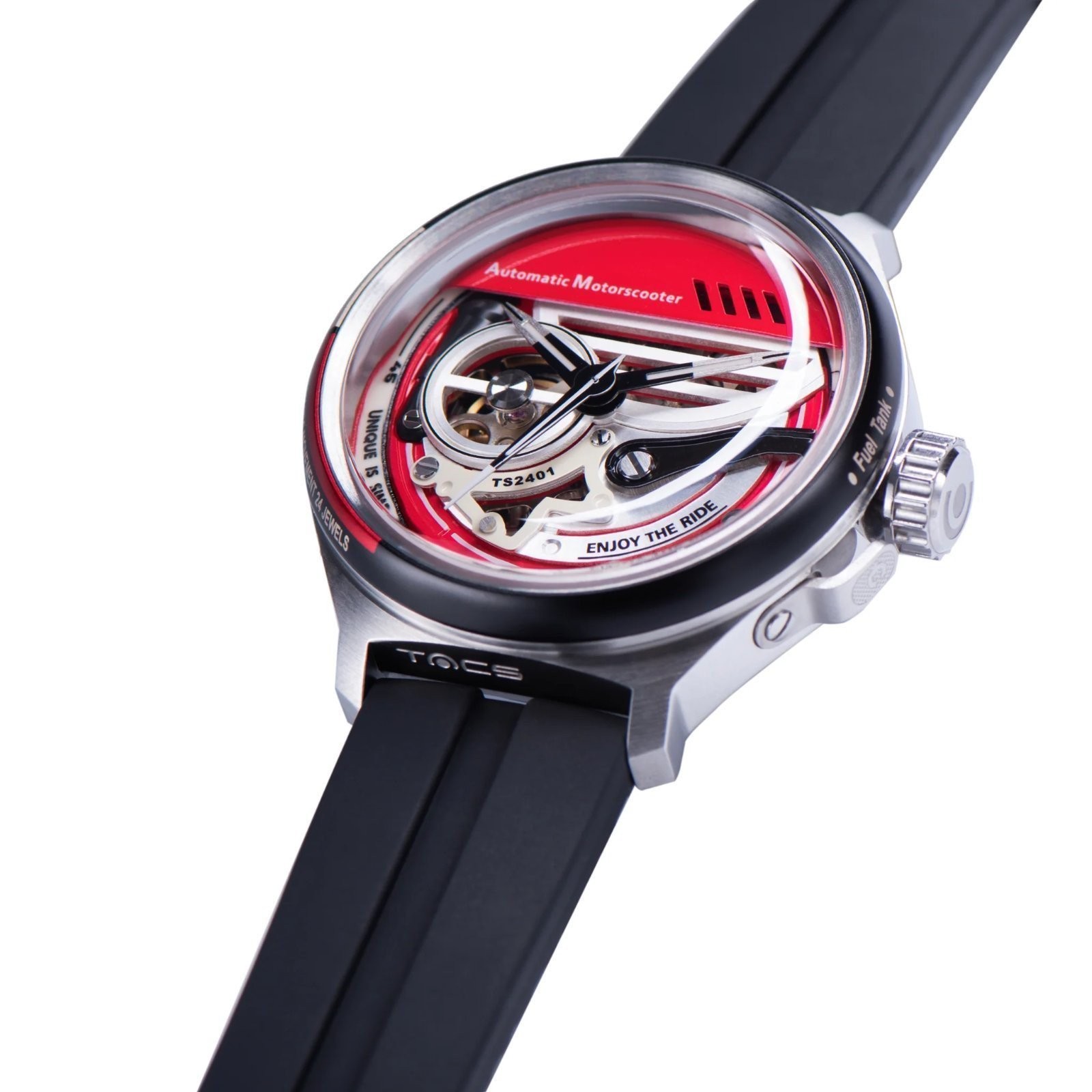 Tacs Automatic Motorscooter Rosso Acceleration Men’s Watch TS2401B