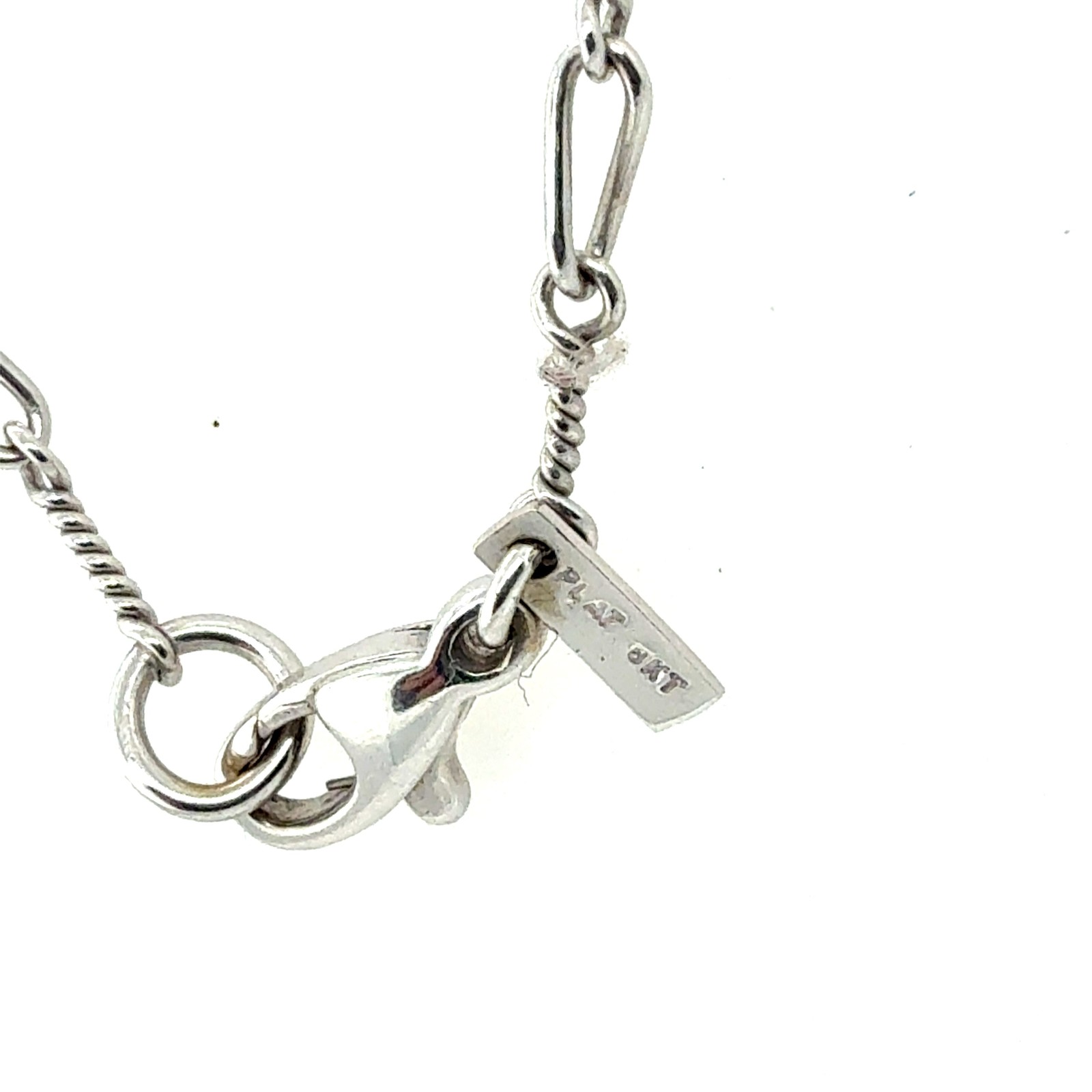 Retro Platinum and Gold 1.00 Carat Natural Diamond Necklace Pendant by Pepi