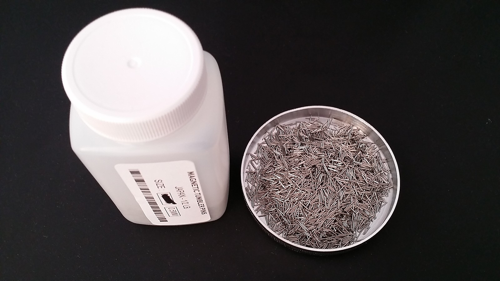 Magnetic Media Tumbler Pins Polisher Shot 0.5mm Finishing Burnishing JAPAN
