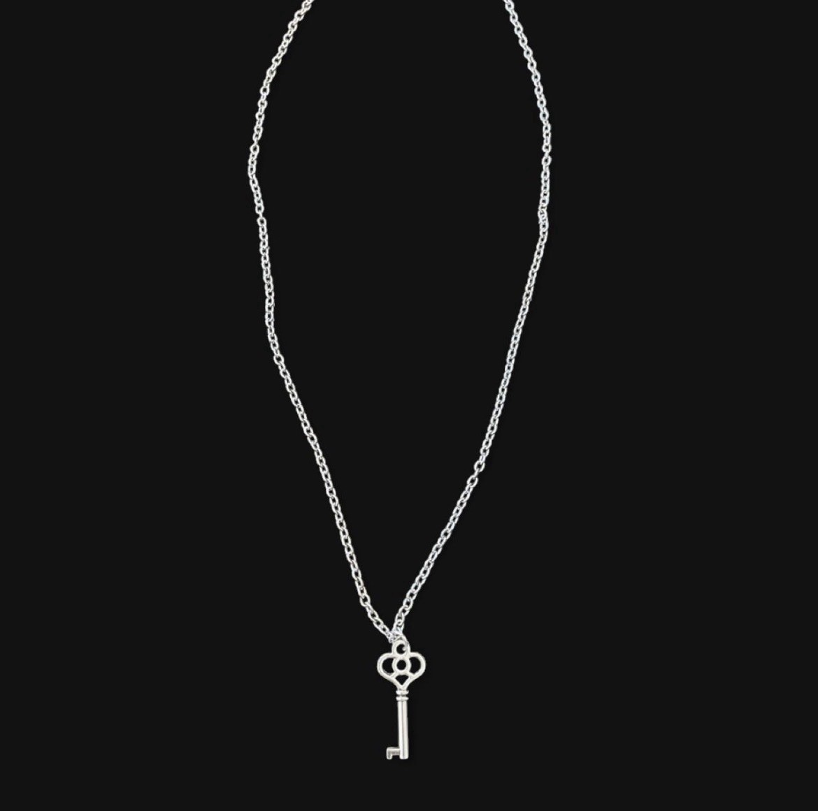 Silver Key Necklace