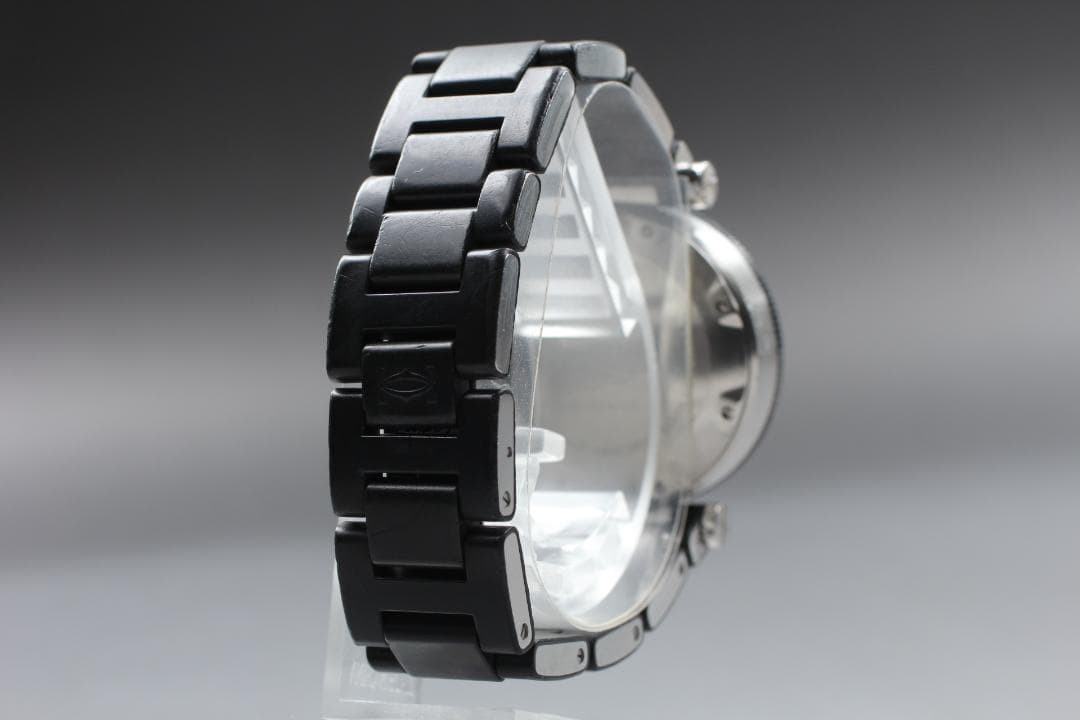 Cartier Pasha Seatimer Watch W3140003 Black Dial