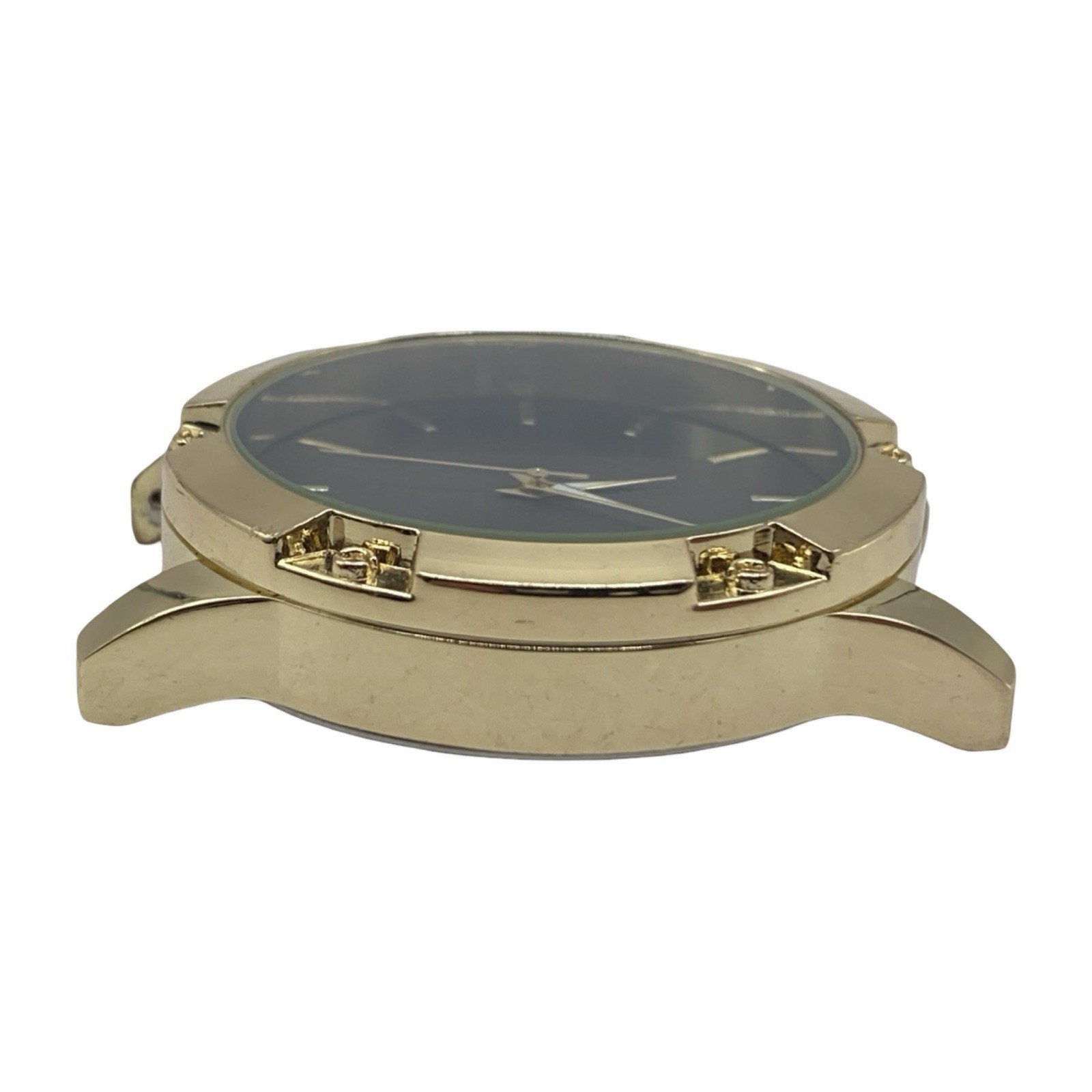 Accutime Watch Corp Men’s Gold Tone Quartz Watch Running
