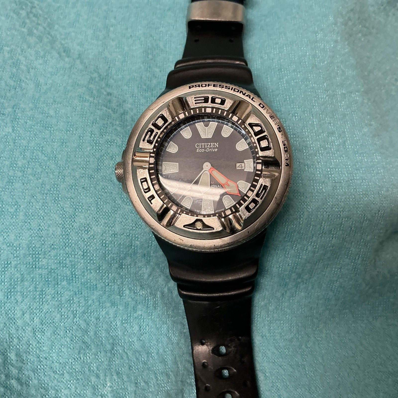 Citizen Ecozilla Professional Divers 300m St. Steel B873-s057892 48mm Mens Watch