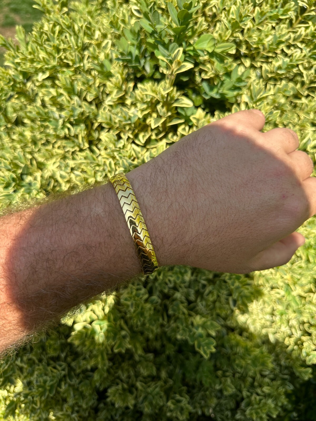 Custom Monaco Snake Bracelet Real 14k Gold Plated 925 Silver 10mm Men Ladies
